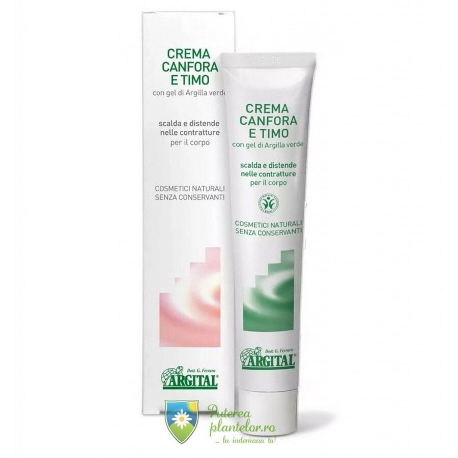 Crema cu namol camfor si cimbru impotriva durerilor 50 ml