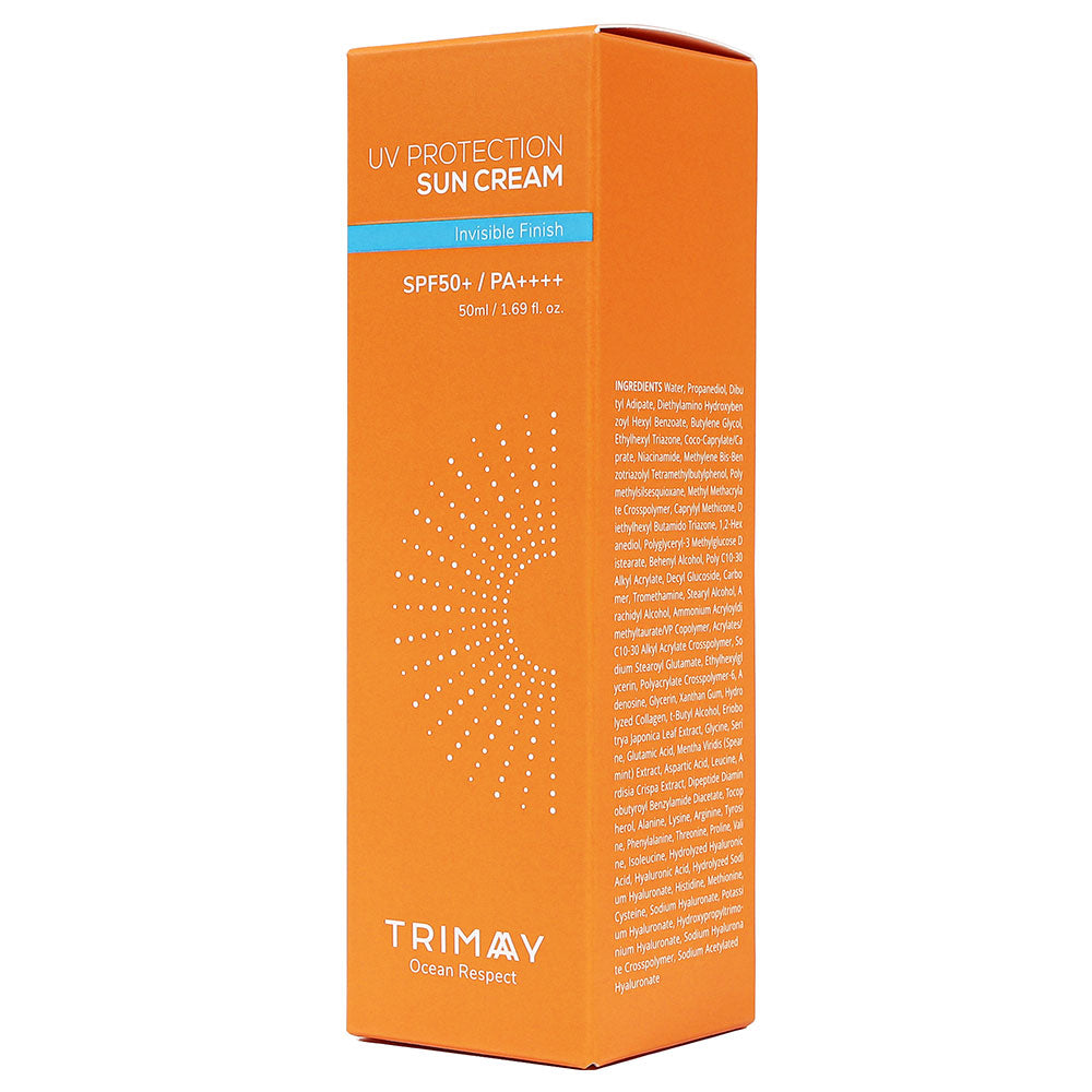 Crema Protectie Solara, Fitru UV, SPF50+ PA++++, Invisible Finish, Trimay, 50 ml