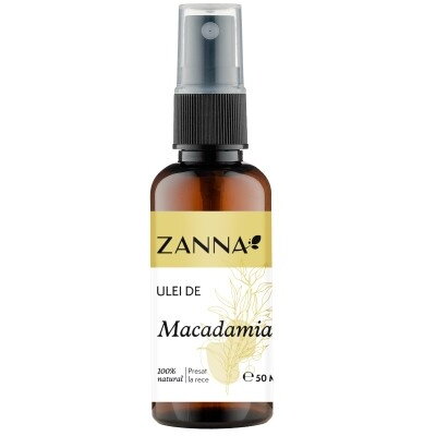 Ulei Macadamia, 50ml, Zanna