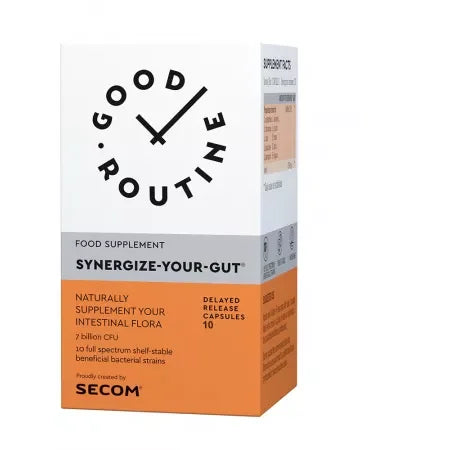 Synergize Your Gut Good Routine, 10 capsule vegetale, Secom