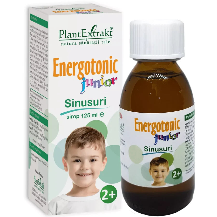 Sirop sinusuri Energotonic Junior, PlantExtrakt, 125 ml