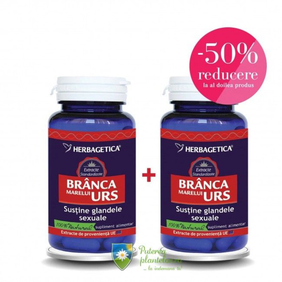 Branca Marelui Urs 60 capsule + 60 cps  Gratuit