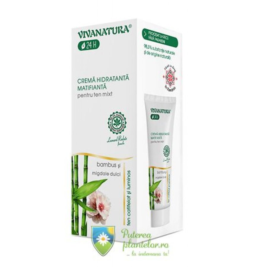 Crema de fata hidratanta matifianta pentru ten mixt 75 ml