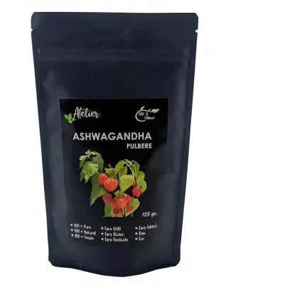 Ashwagandha pulbere, 125g, Sanoviva Farma