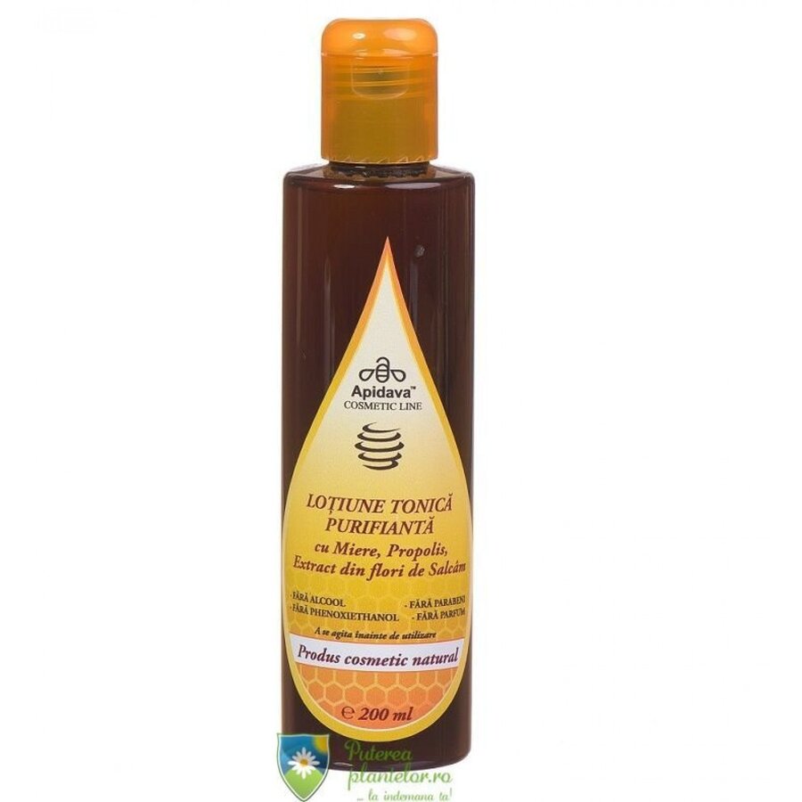 Lotiune tonica purifianta cu miere si propolis 200 ml