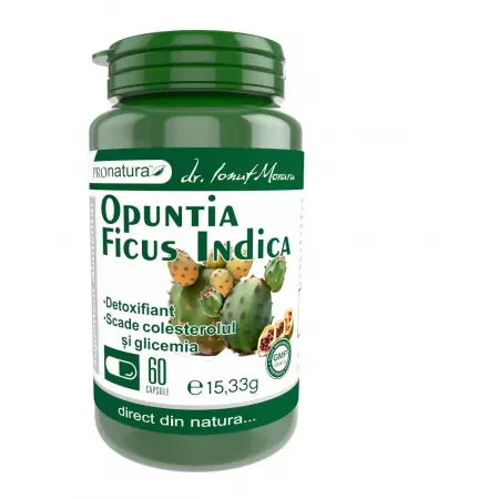 Opuntia Ficus Indica, 60 capsule, Pro Natura