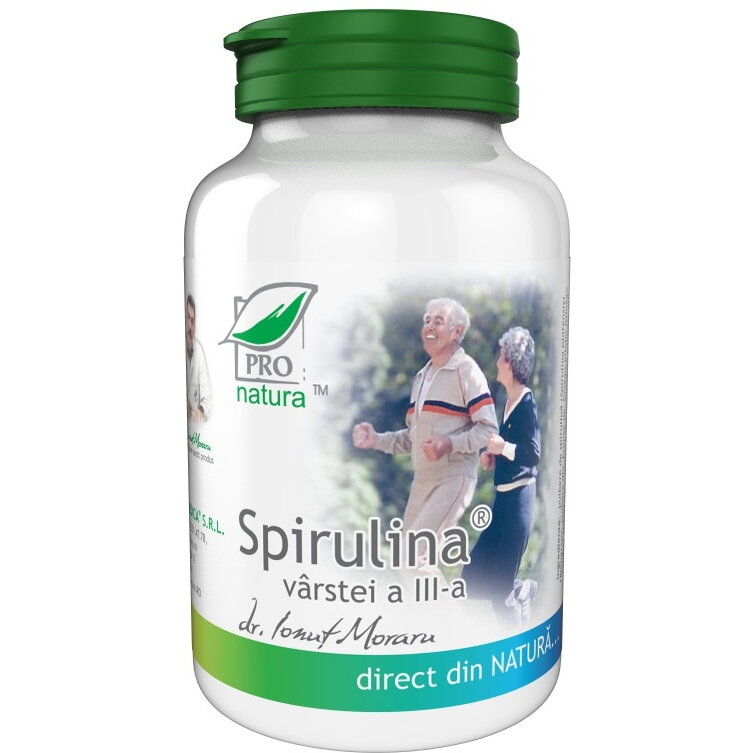 Spirulina varstei a III-a 60cps