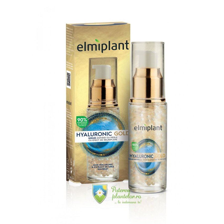 Hyaluronic Gold Serum pentru fata cu efect de umplere 30 ml