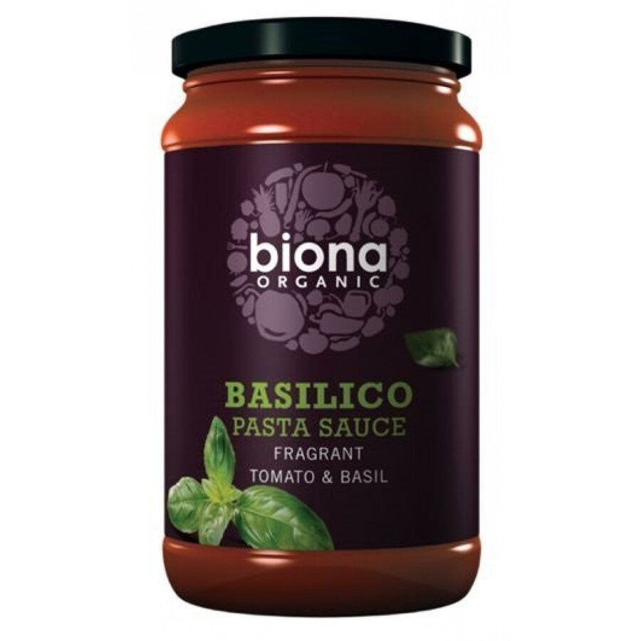 Sos basilico cu busuioc bio 350g