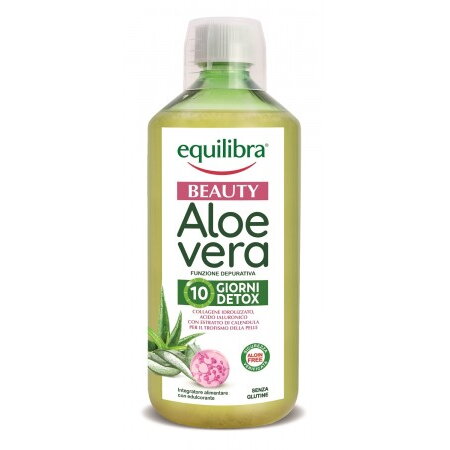 ALOE VERA BEAUTY, Supliment Alimentar Pentru Piele Tonică și Luminoasă, Equilibra, 500 ml