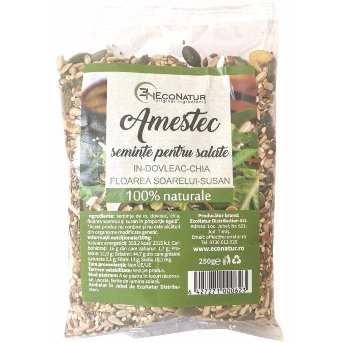 Amestec semințe pentru salate 250g EcoNatur