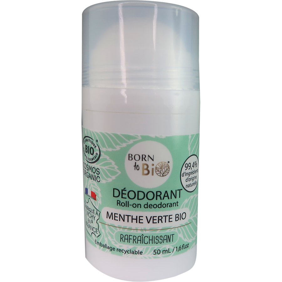 Deodorant bio roll-on cu menta verde 50 ml