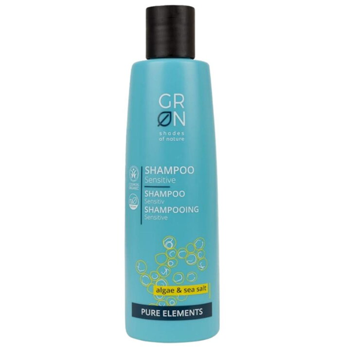 Sampon sensitive Bio Organic Pure Elements cu sare de mare si alge (250ml), GRN Shades of Nature