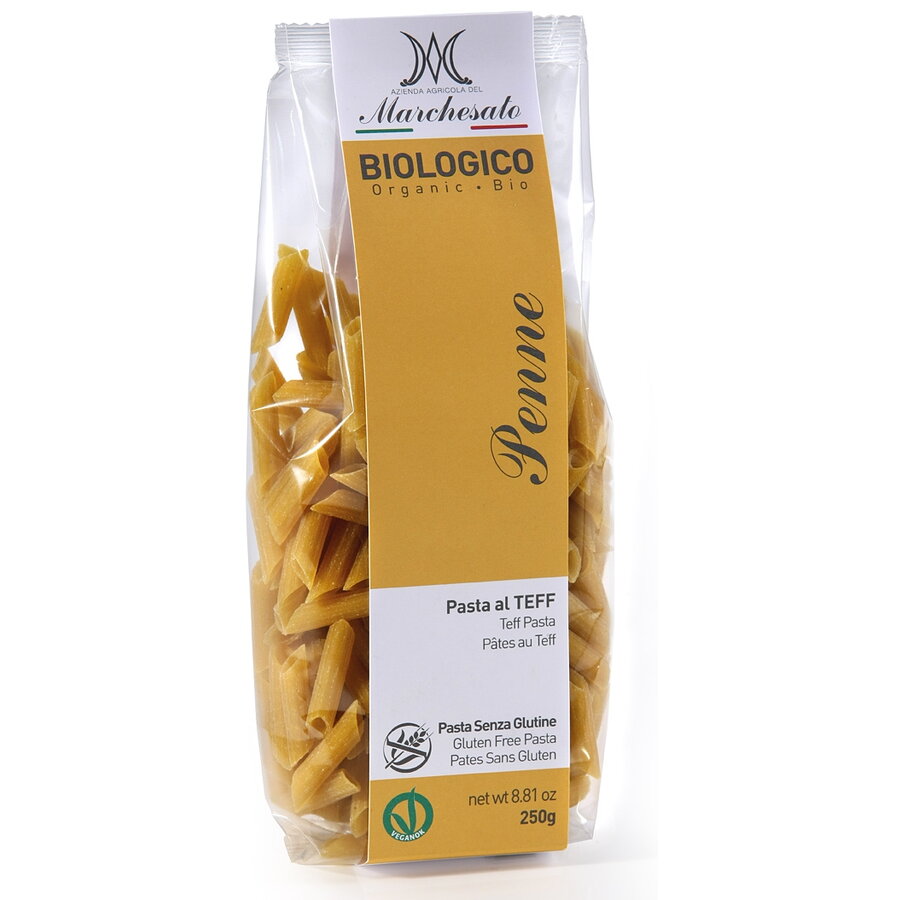 Penne din teff bio fara gluten 250g Marchesato