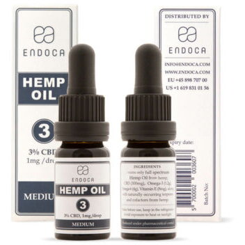 Hemp Oil  3%, 10ml , 300 mg CBD