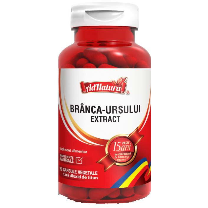 Branca Ursului Extract 60 capsule Adnatura