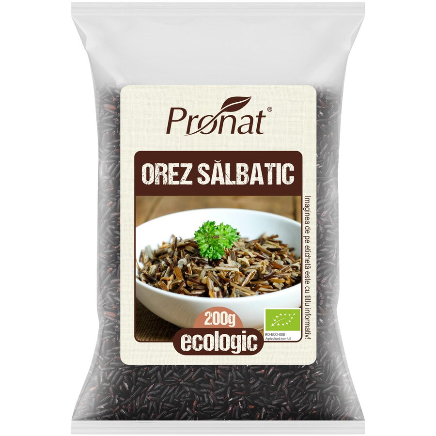 Orez salbatic bio 200g Pronat