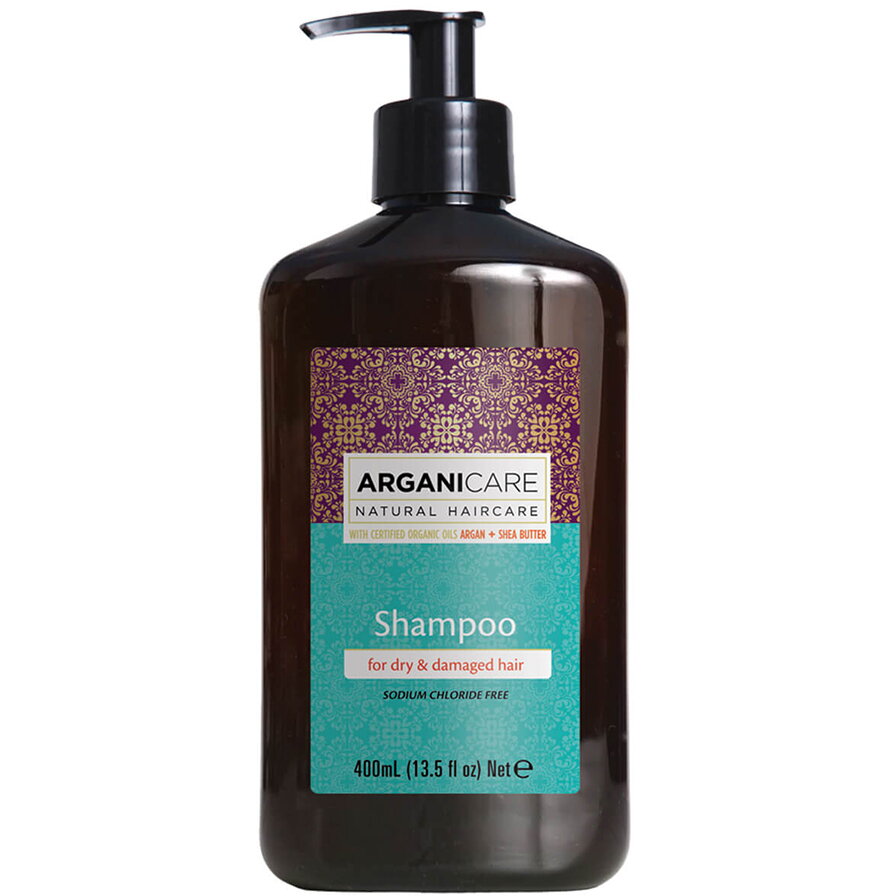 Sampon reparator si hidratant cu ulei de argan, pentru par uscat si degradat, Arganicare, 400 ml