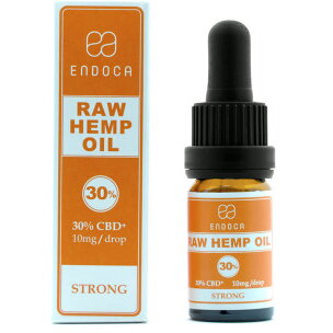 Raw Hemp Oil Drops 30, 10ml, 3000mg CBD+CBDa