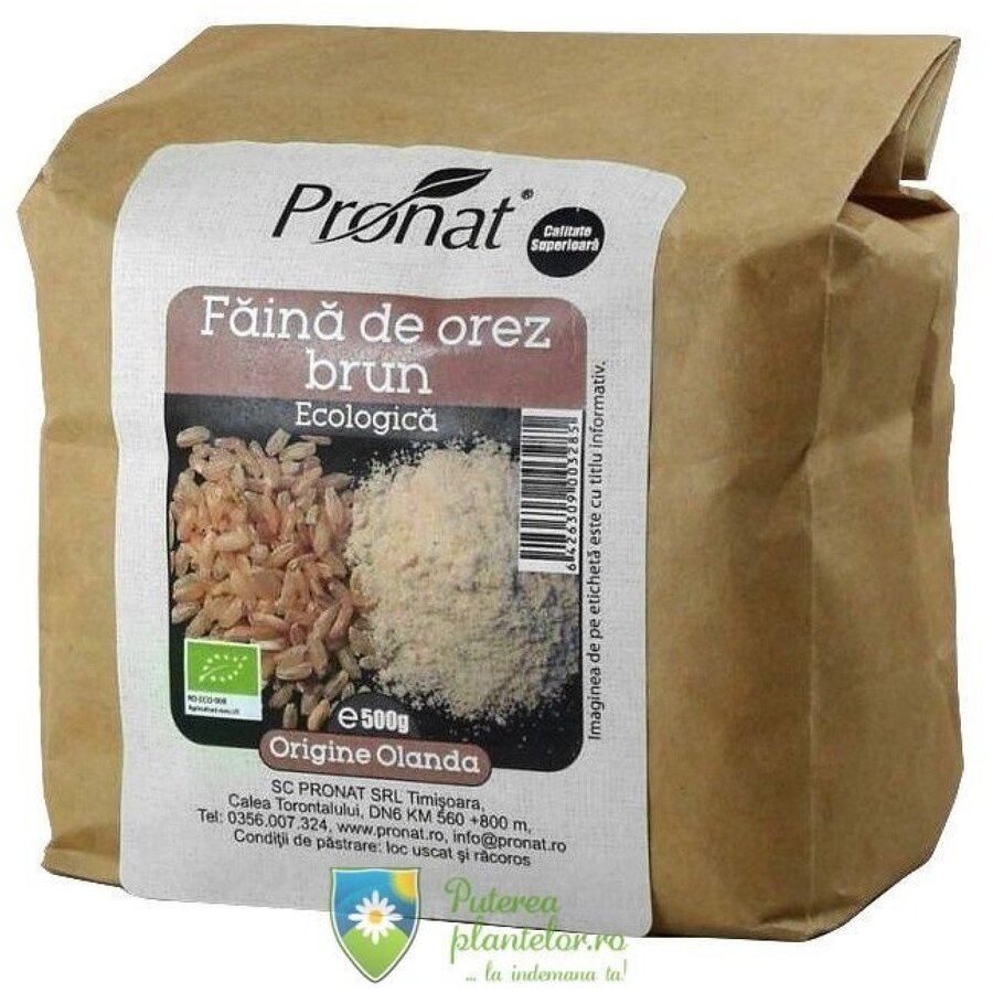 Faina Bio de orez brun 500 gr