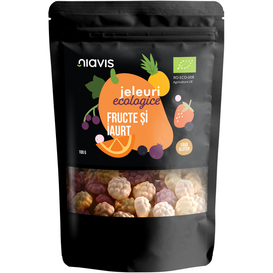 Jeleuri Ecologice cu Fructe si Iaurt 100g BIO