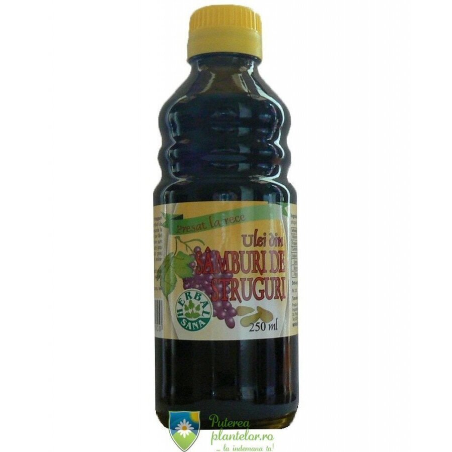 Ulei de Struguri presat la rece 250 ml