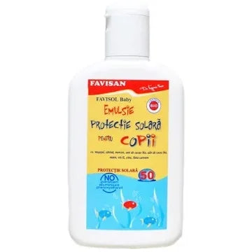 Emulsie protectie solara copii spf50 FaviSol 150ml - FAVISAN