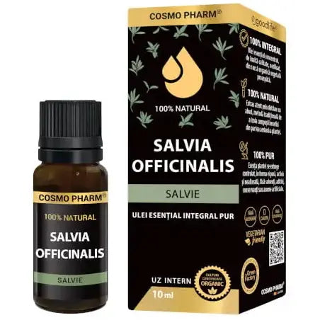 Ulei esential de Salvie – Salvia officinalis 10ml