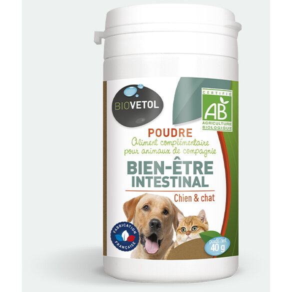 Bien-etre Bio intestinal catei si pisici pulbere 40gr