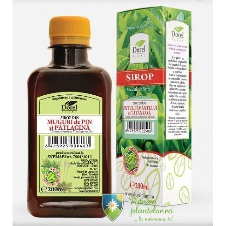 Sirop muguri pin si patlagina 500 ml