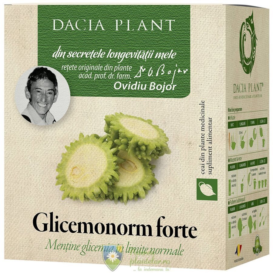 Glicemonorm Forte Ceai 50 gr