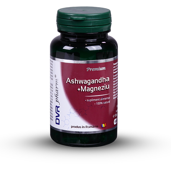 Ashwagandha si Magneziu 60 capsule