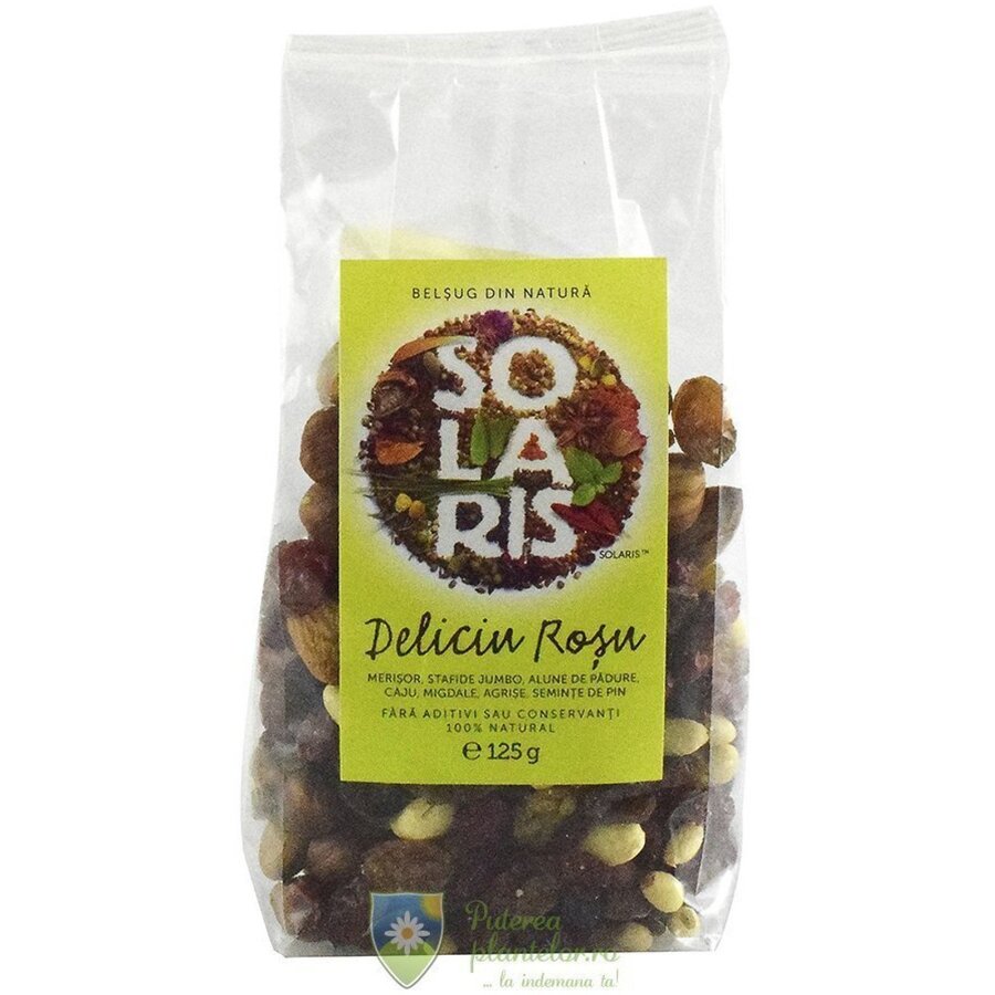 Deliciu Rosu Amestec fructe uscate 125 gr