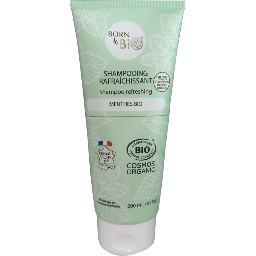 Sampon bio revigorant cu menta 200 ml