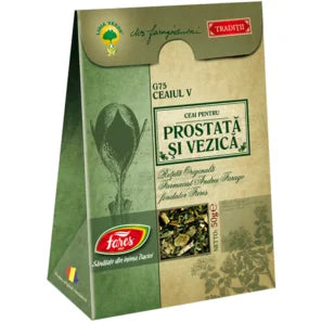 Ceaiul V – ceai pentru prostata si vezica G75 ceai la punga (reteta originala Andrei Farago)