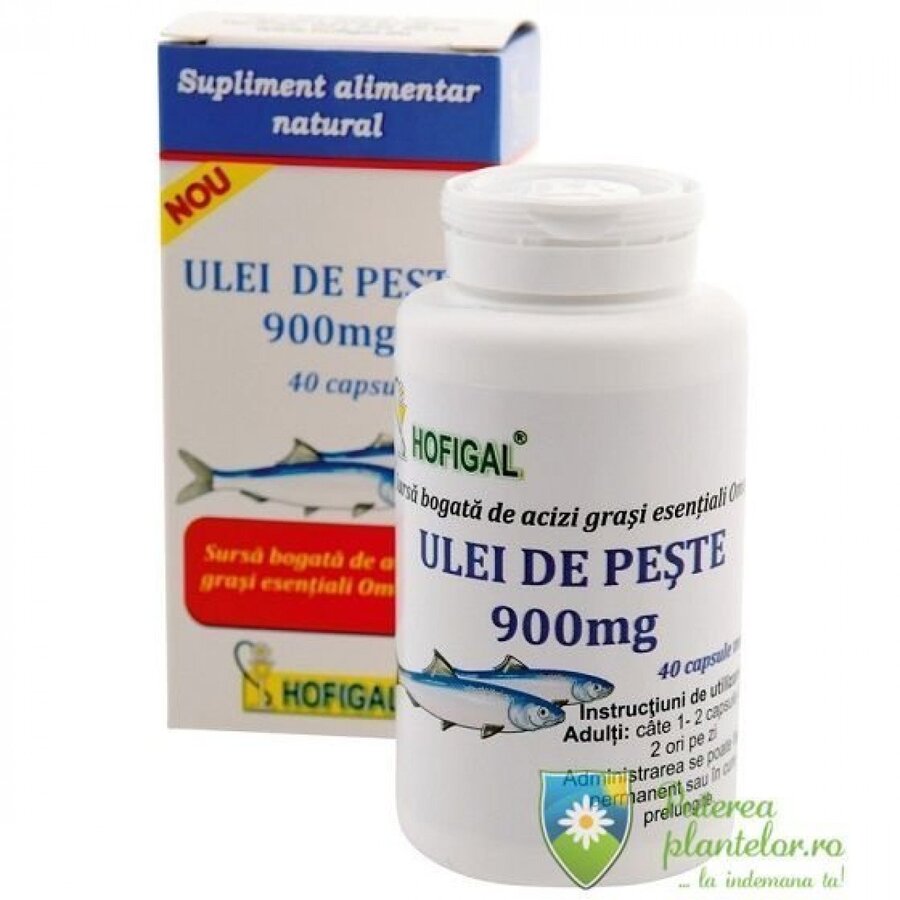 Ulei de peste 900mg 40 capsule