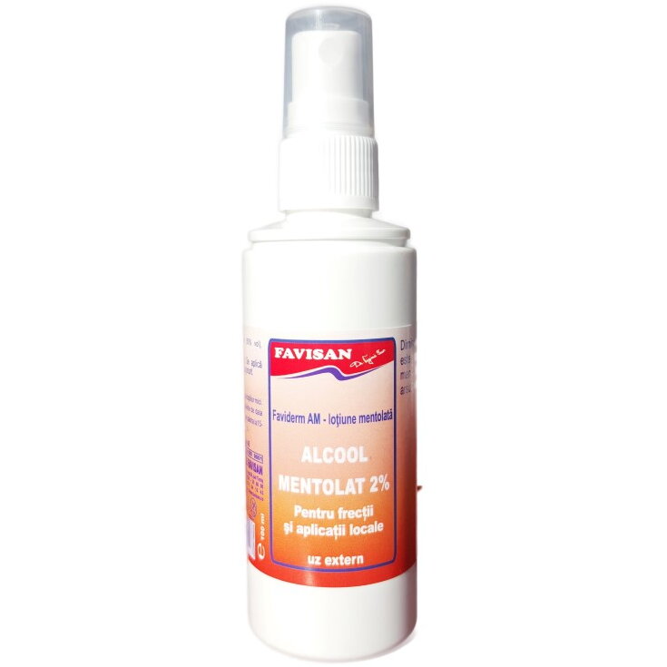 Alcool Mentolat 2% Faviderm AM Favisan, 100ml