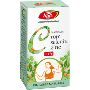 Crom Seleniu Zinc 30 capsule F176