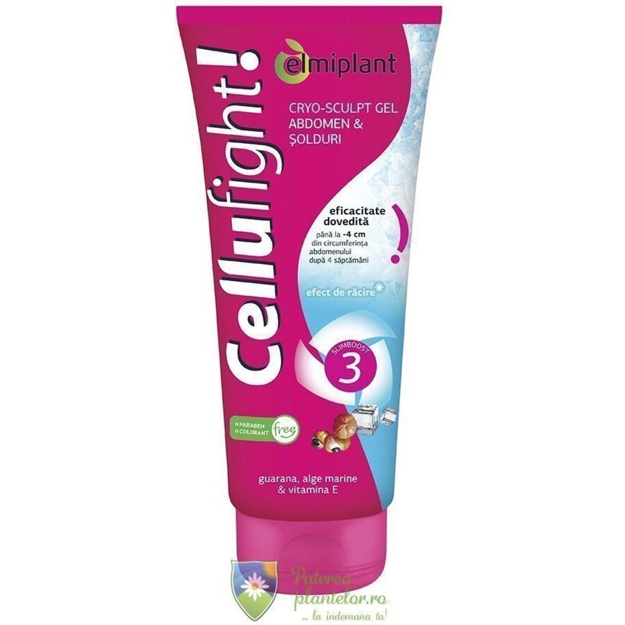 Cellufight Cryo-sculpt gel abdomen si solduri 200 ml