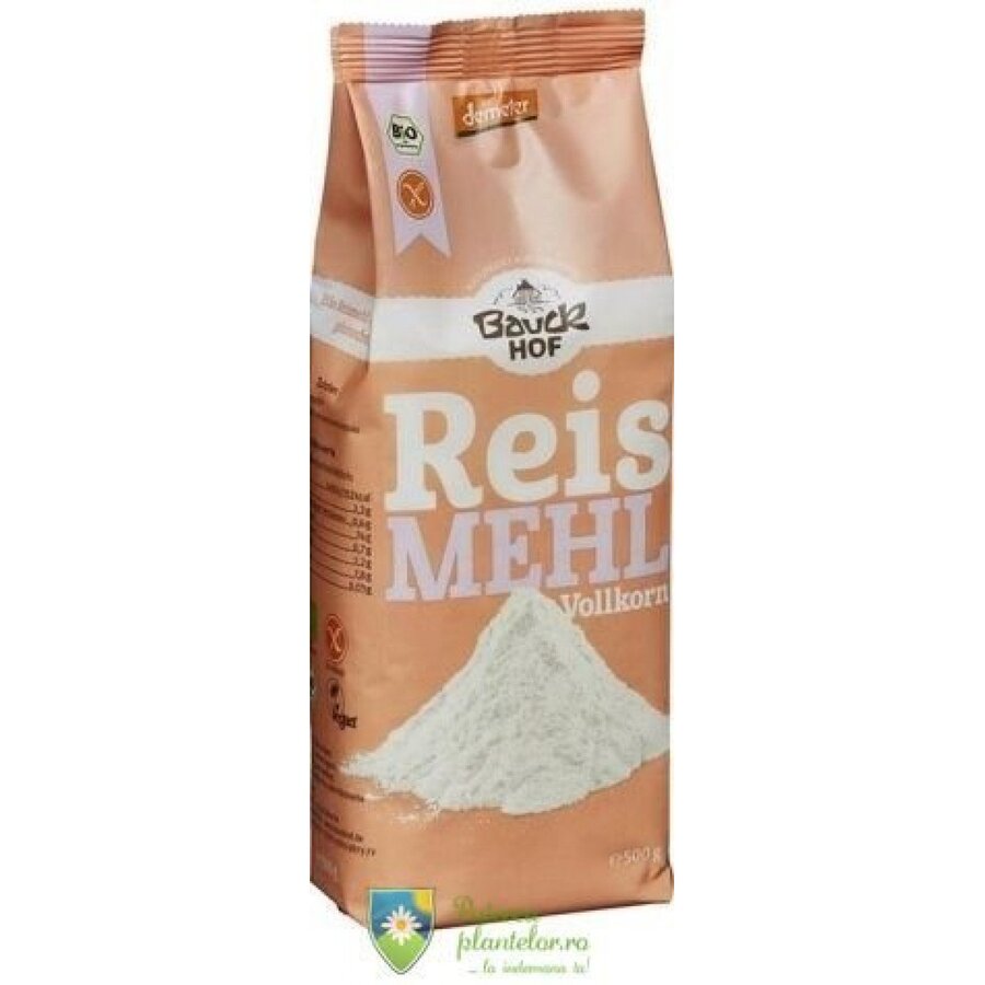 Faina integrala de Orez fara gluten 500 gr