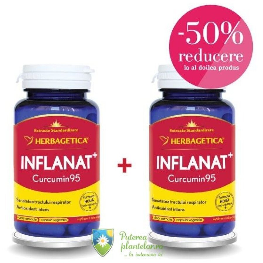 Inflanat+ Curcumin95 60 capsule + 60 capsule 1/2 Gratuit