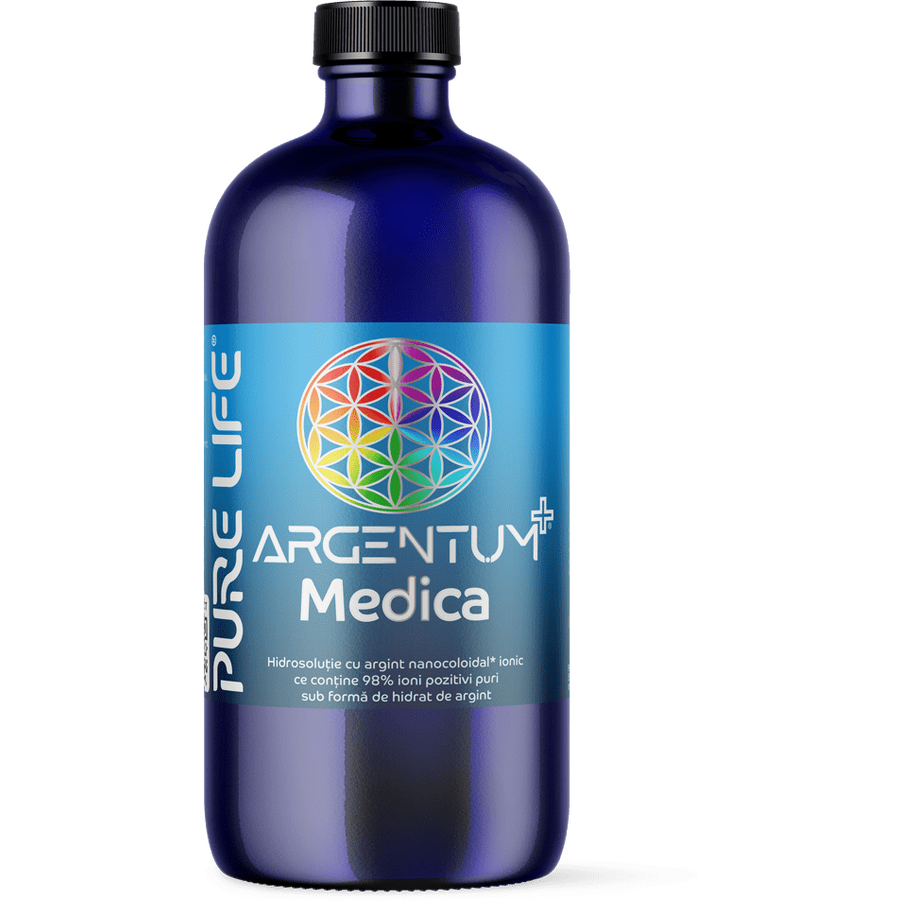 Argint Coloidal 49ppm Argentum Medica Pure Life 480 ml