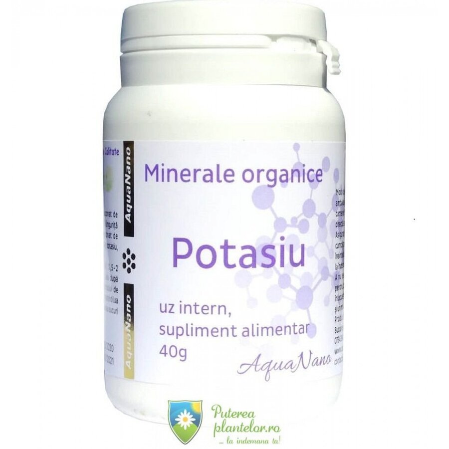 Potasiu organic pulbere 40 gr