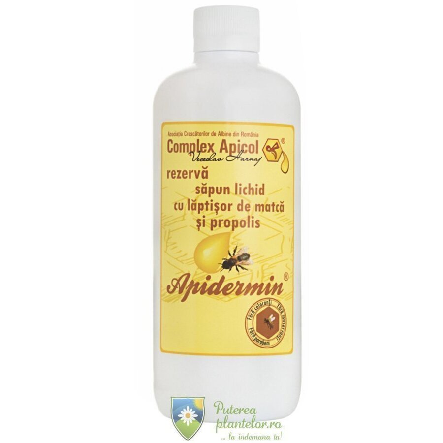 Apidermin Sapun Lichid Rezerva 500 ml