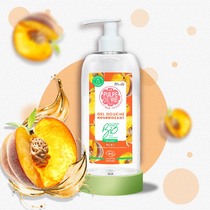 Gel de duș nutritiv PEACH PLEASE 400ml