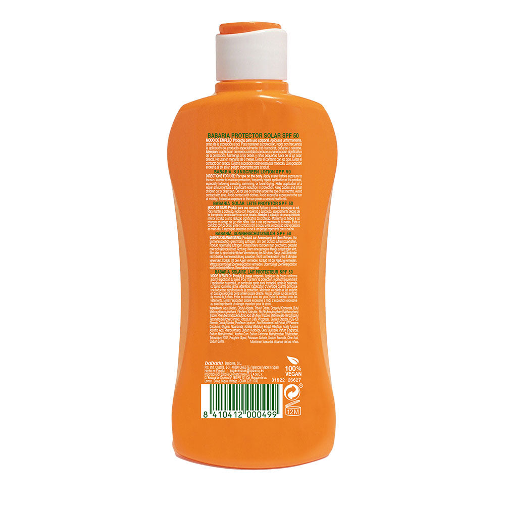 Lotiune protectie solara SPF50 & accelerator bronzare