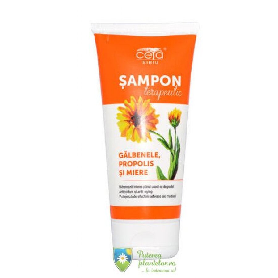 Sampon cu Galbenele, propolis, miere bicarbonat si fosfolipide 200 ml