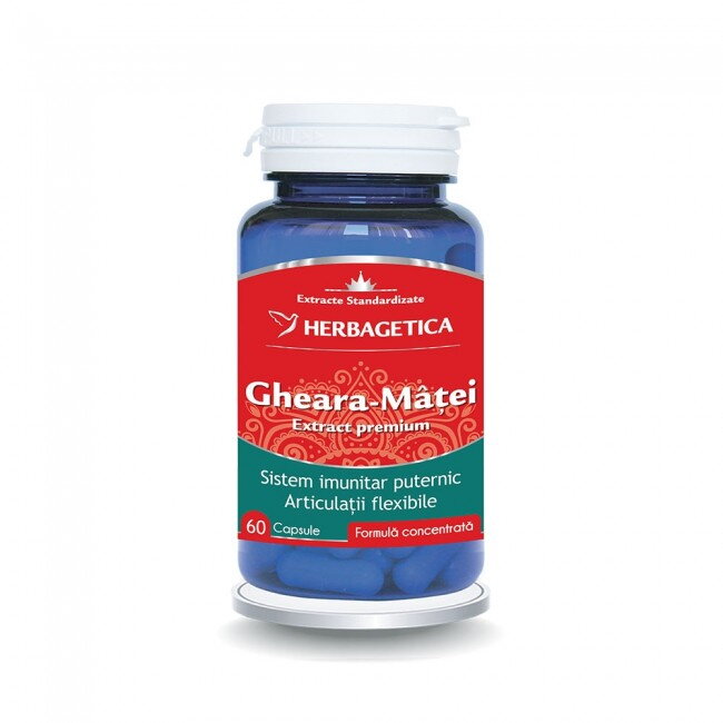 Gheara Matei extract standardizat 60 cps Herbagetica