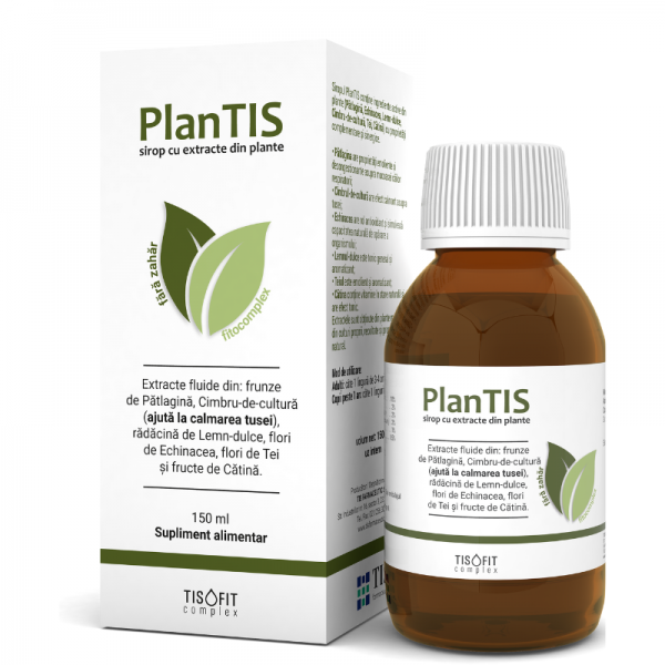 TISOFIT – PlanTIS Sirop fitocomplex 150ml