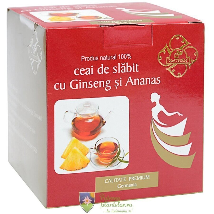 Ceai de slabit cu Ginseng si Ananas 20 doze